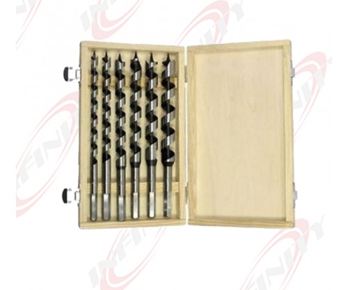 6 Pc 9 Inch Auger Drill Bit Set Wood Drill Bits Woodworking Bits